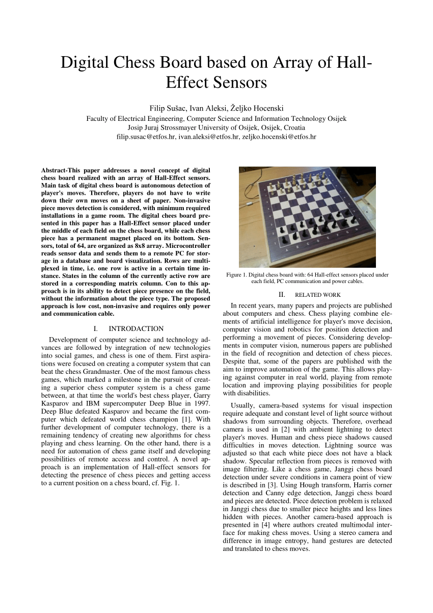 PDF] Arduino based Wireless Powered Chess