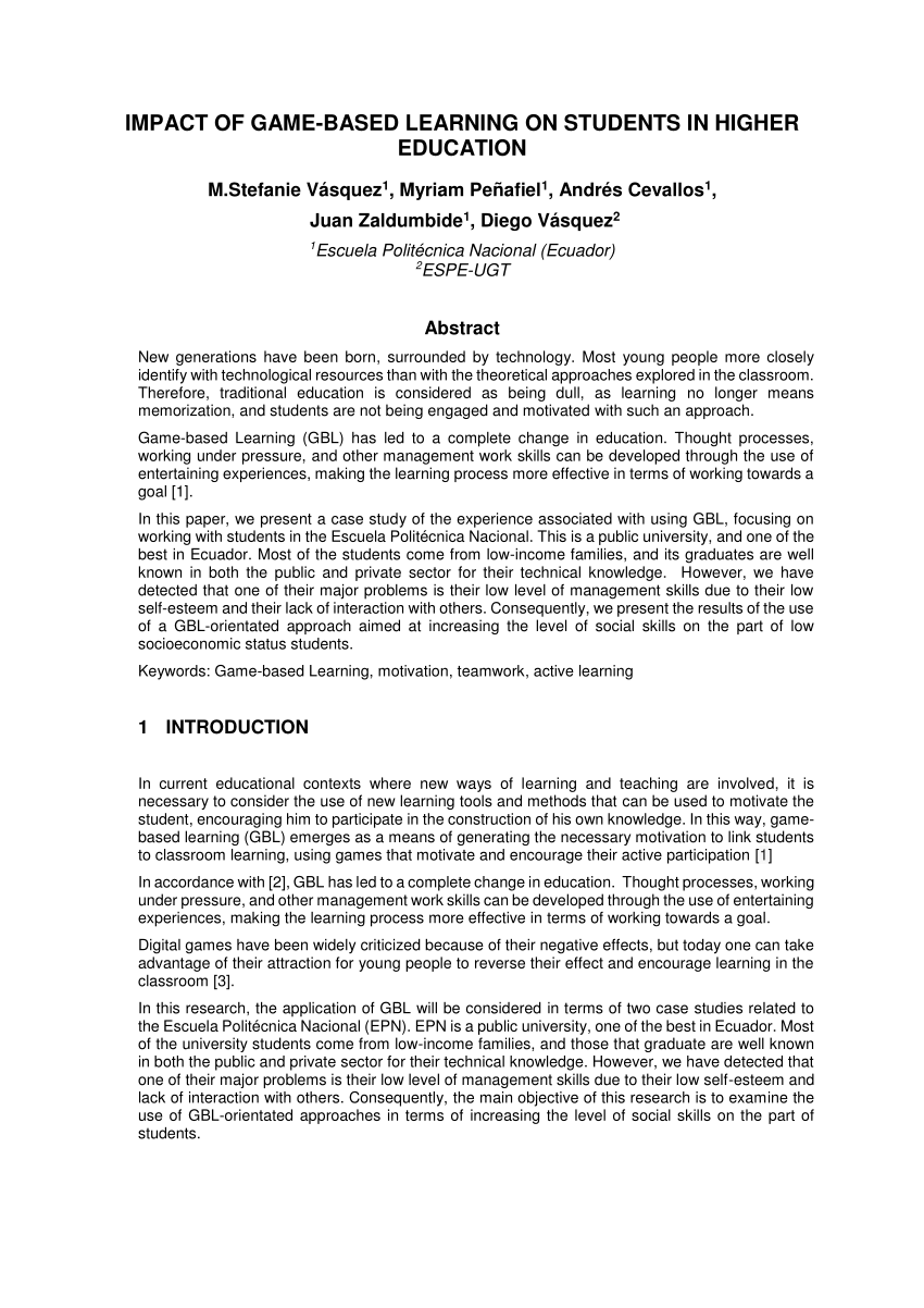 thesis about educational games