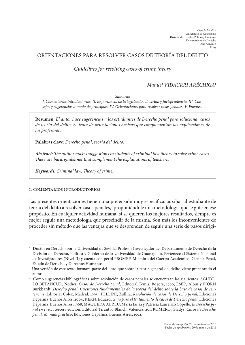 Como Elaborar Una Teoria Del Caso En Materia Penal - Compartir Materiales