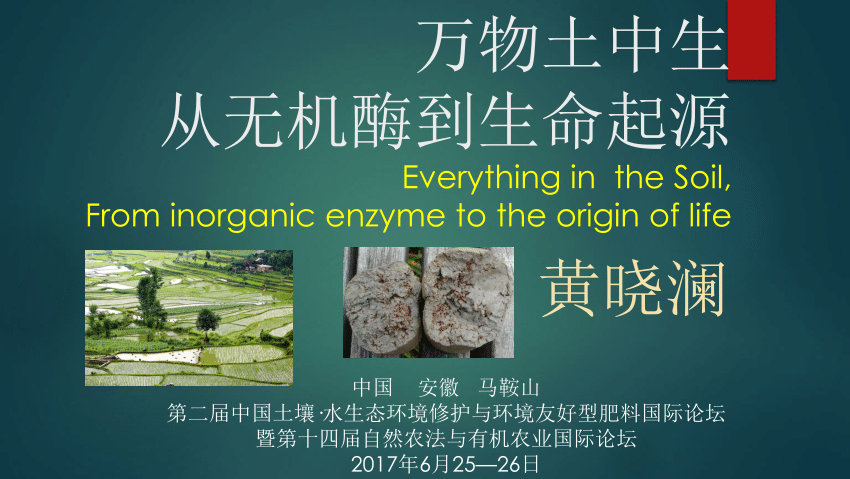 Pdf 万物土中生 从无机酶到生命起源 Everything In The Soil From Inorganic Enzyme To The Origin Of Life