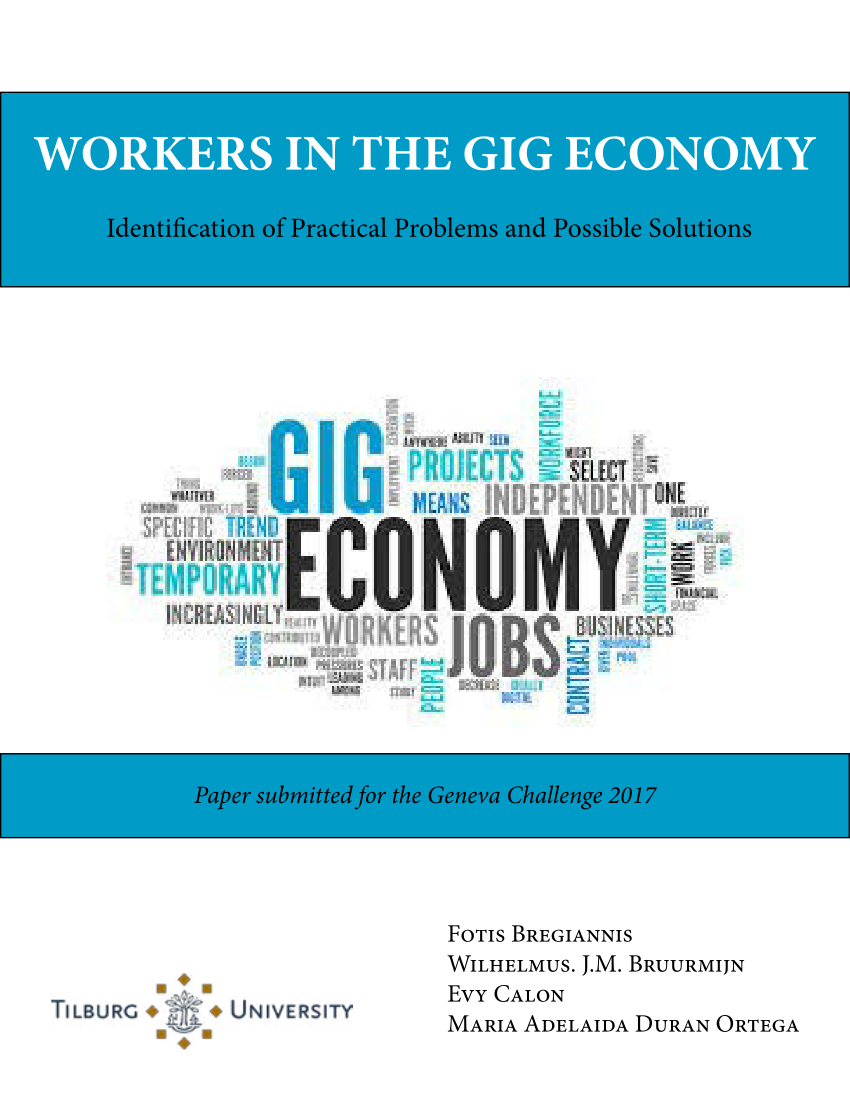 research papers on gig economy