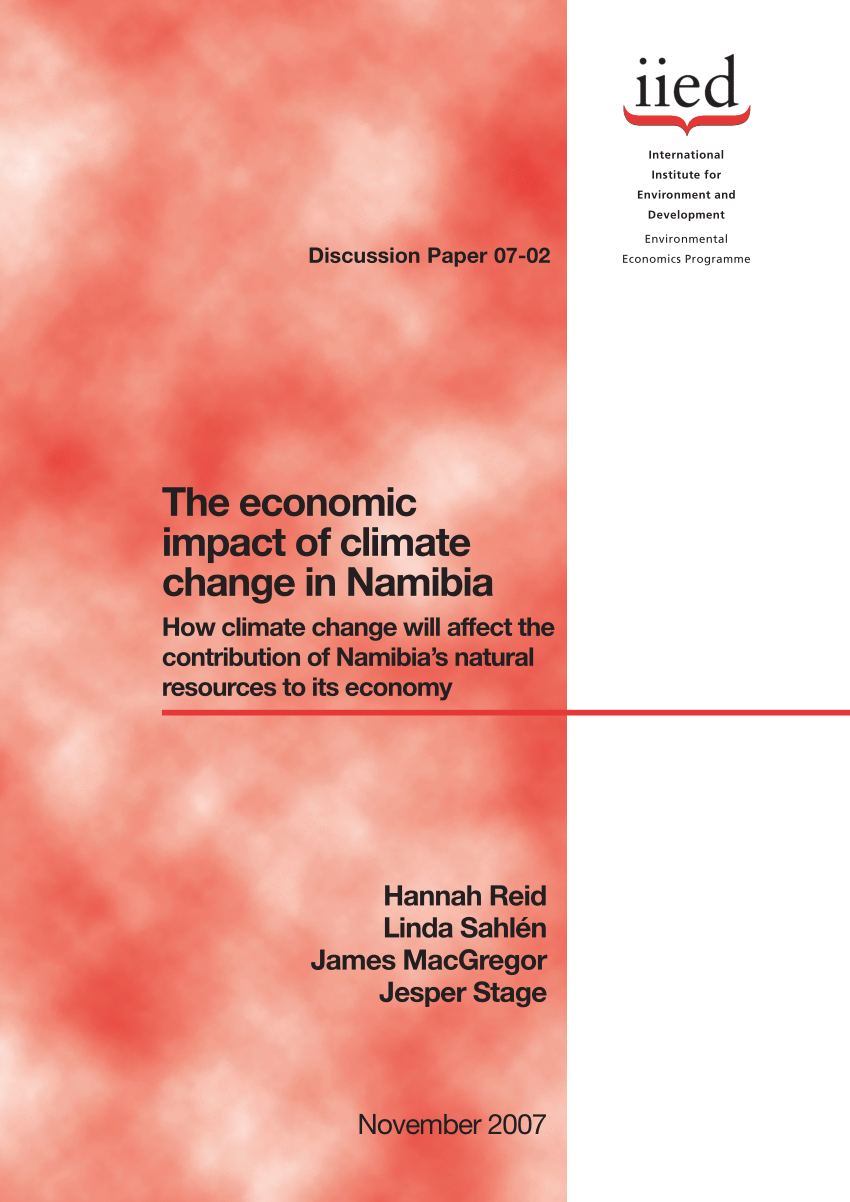 PDF Climate change impacts on Namibia s natural resources and economy