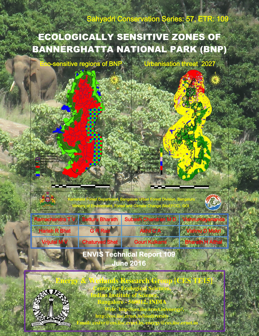 PDF) Sustainable Management of Bannerghatta National Park (BNP): Need and  Challenges