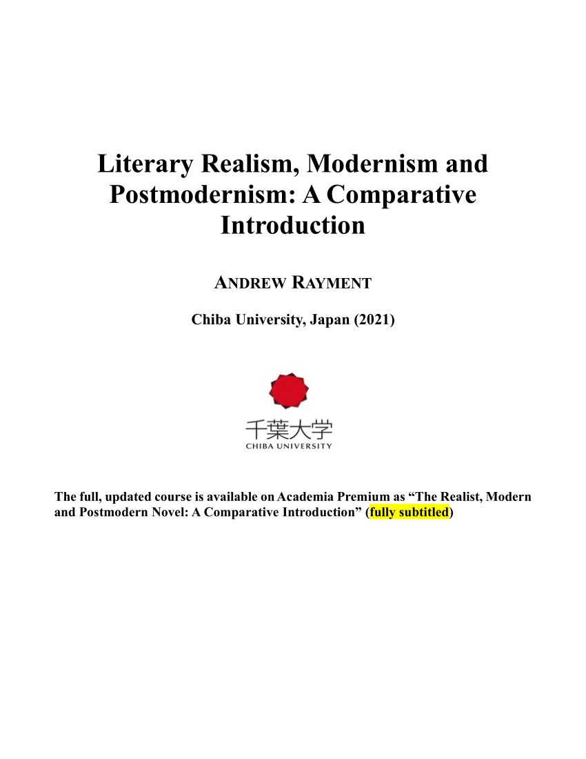 research paper on literary realism