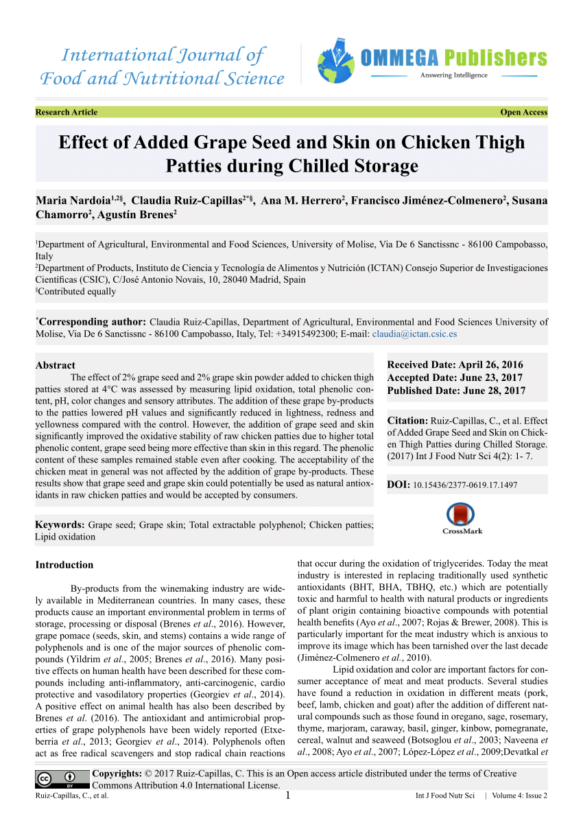 Interaction Between Nitrite And Scp In The A Color Of Sausages A D Download Scientific Diagram