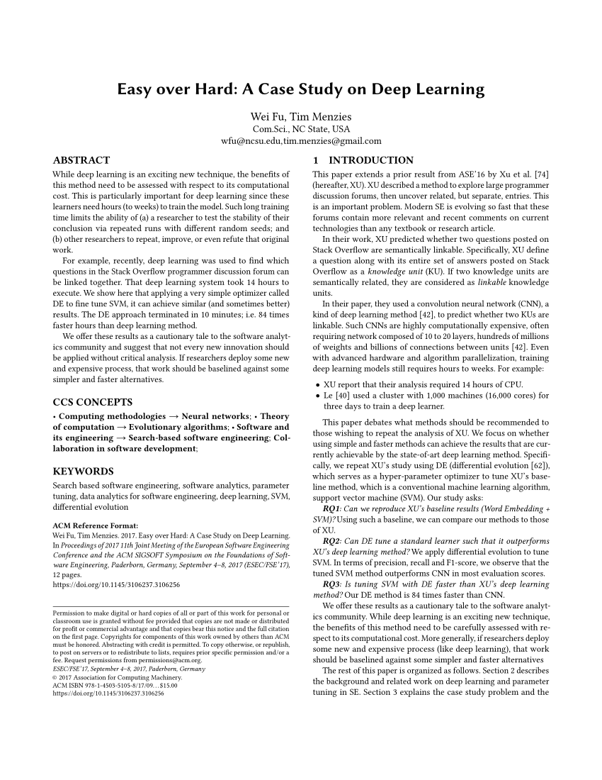 deep learning case study pdf