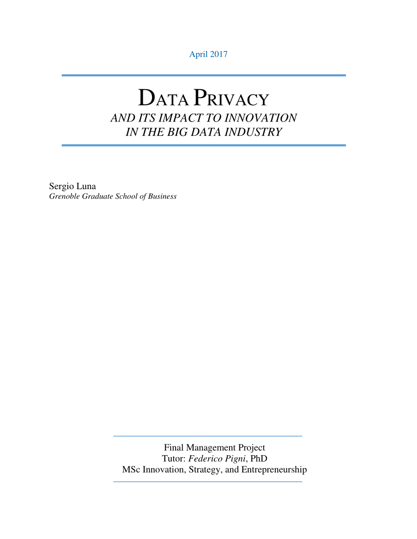 data privacy research paper pdf