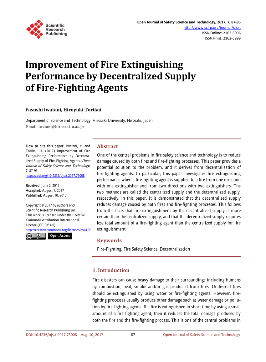 fire service research paper