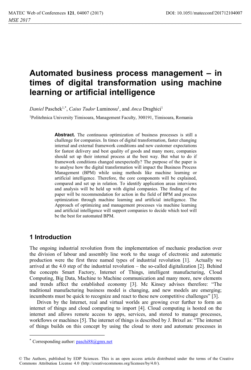 automated business processes