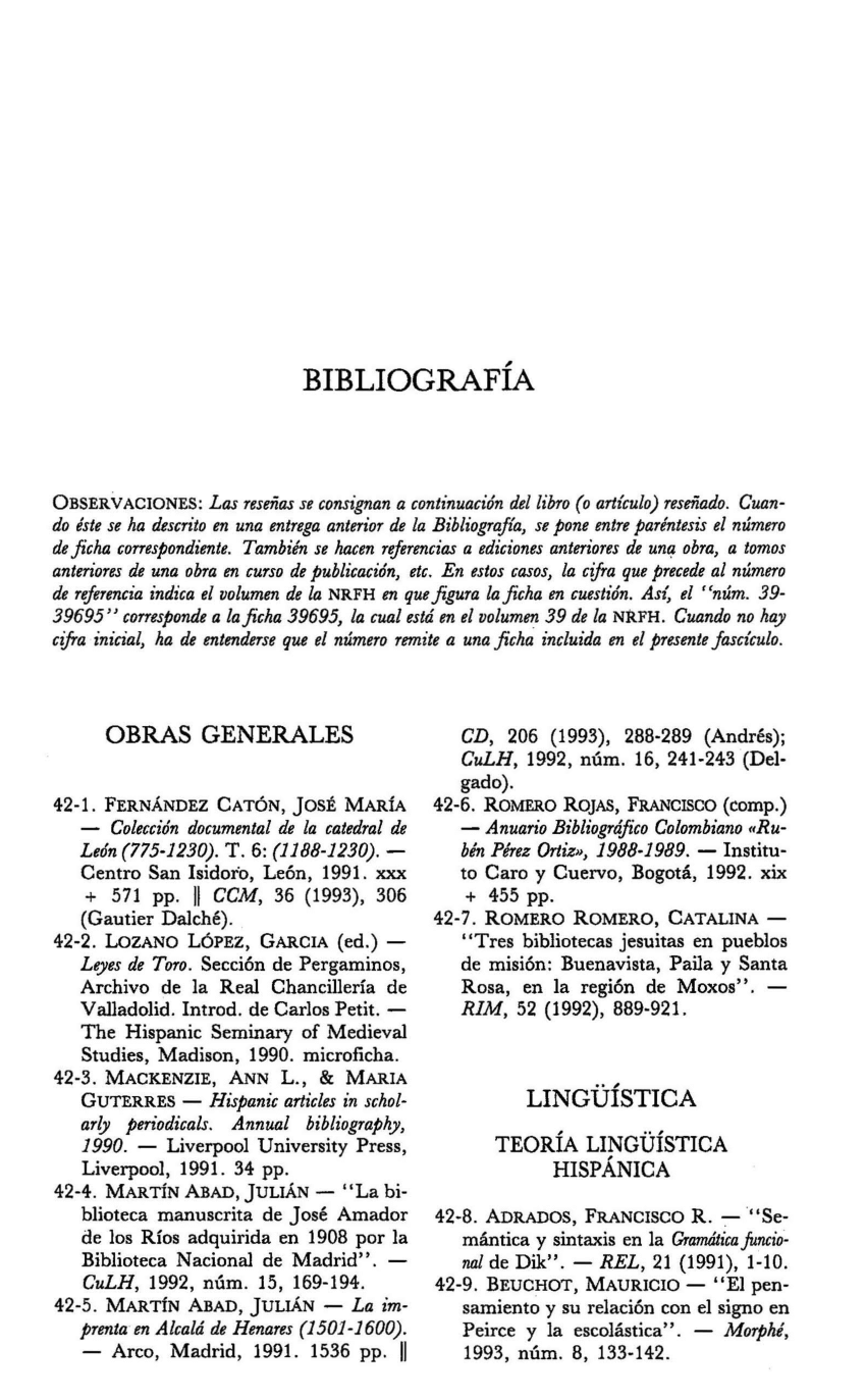 Pdf Bibliografía De Filología Hispánica