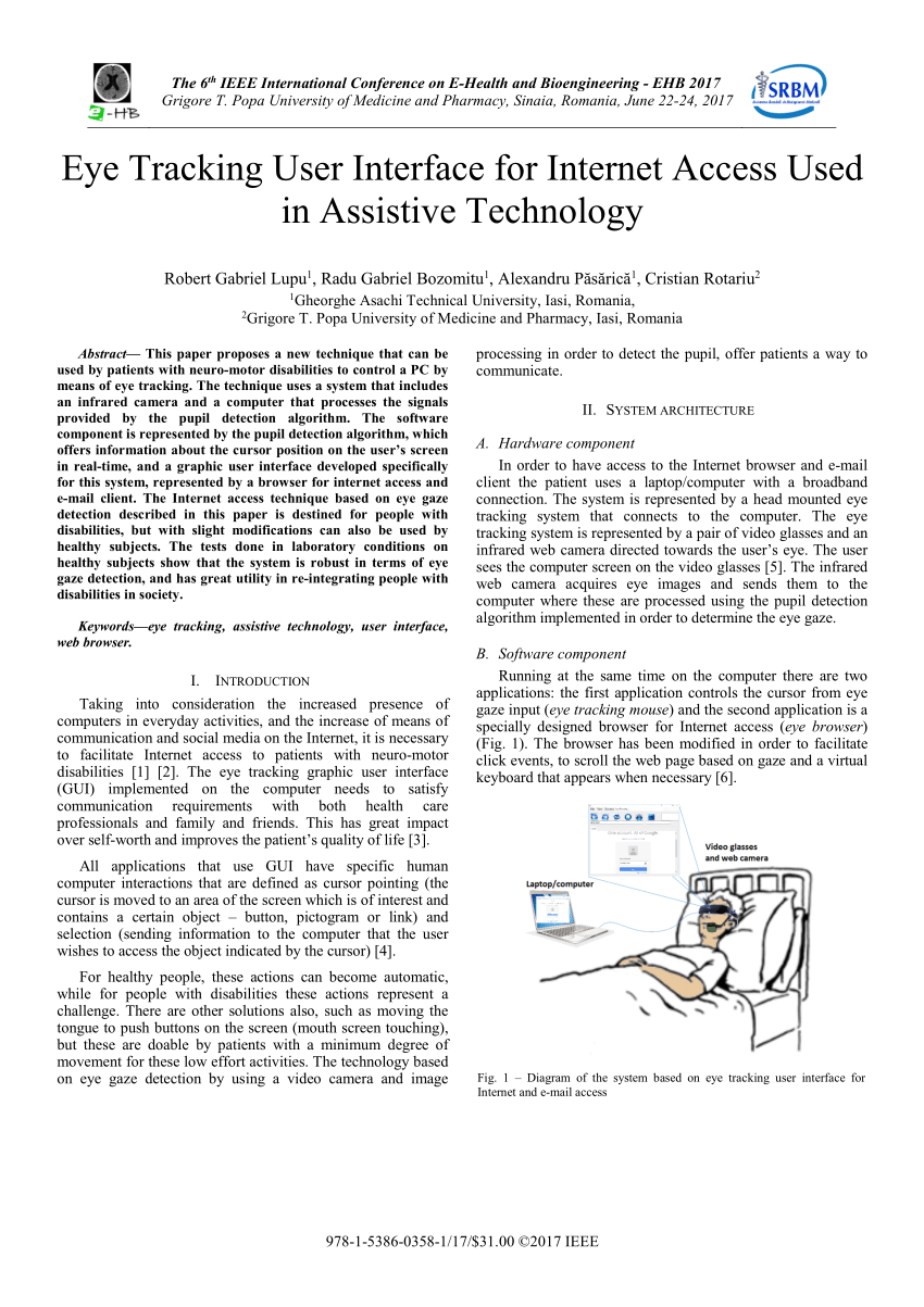 (PDF) Eye tracking user interface for Internet access used ...