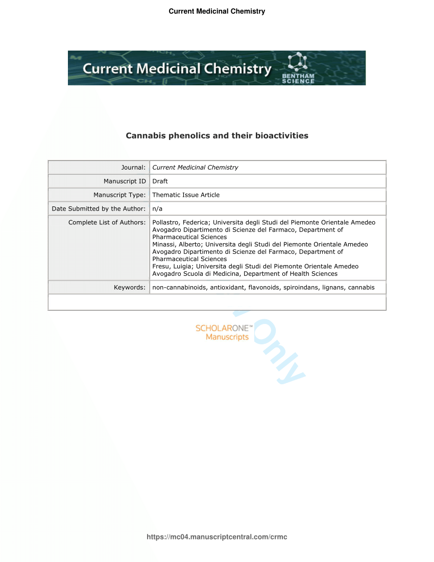 Flavonoids in Cannabis sativa: Biosynthesis, Bioactivities, and  Biotechnology