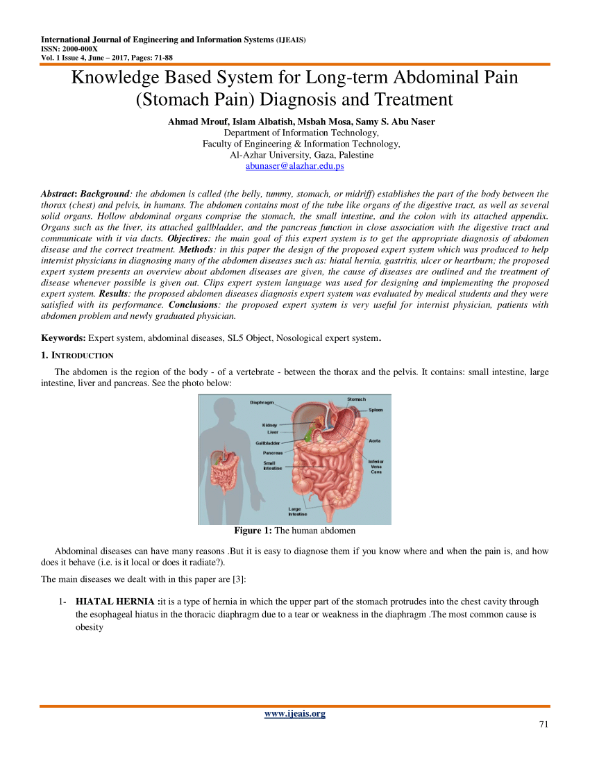 Abdominal pain Information