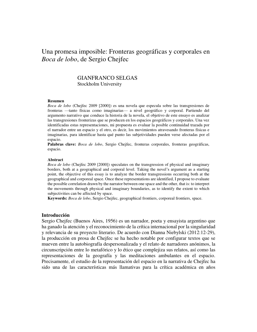 PDF) O dilaceramento da experiência. As poéticas da desolação de Bernardo  Carvalho e Sergio Chejfec.