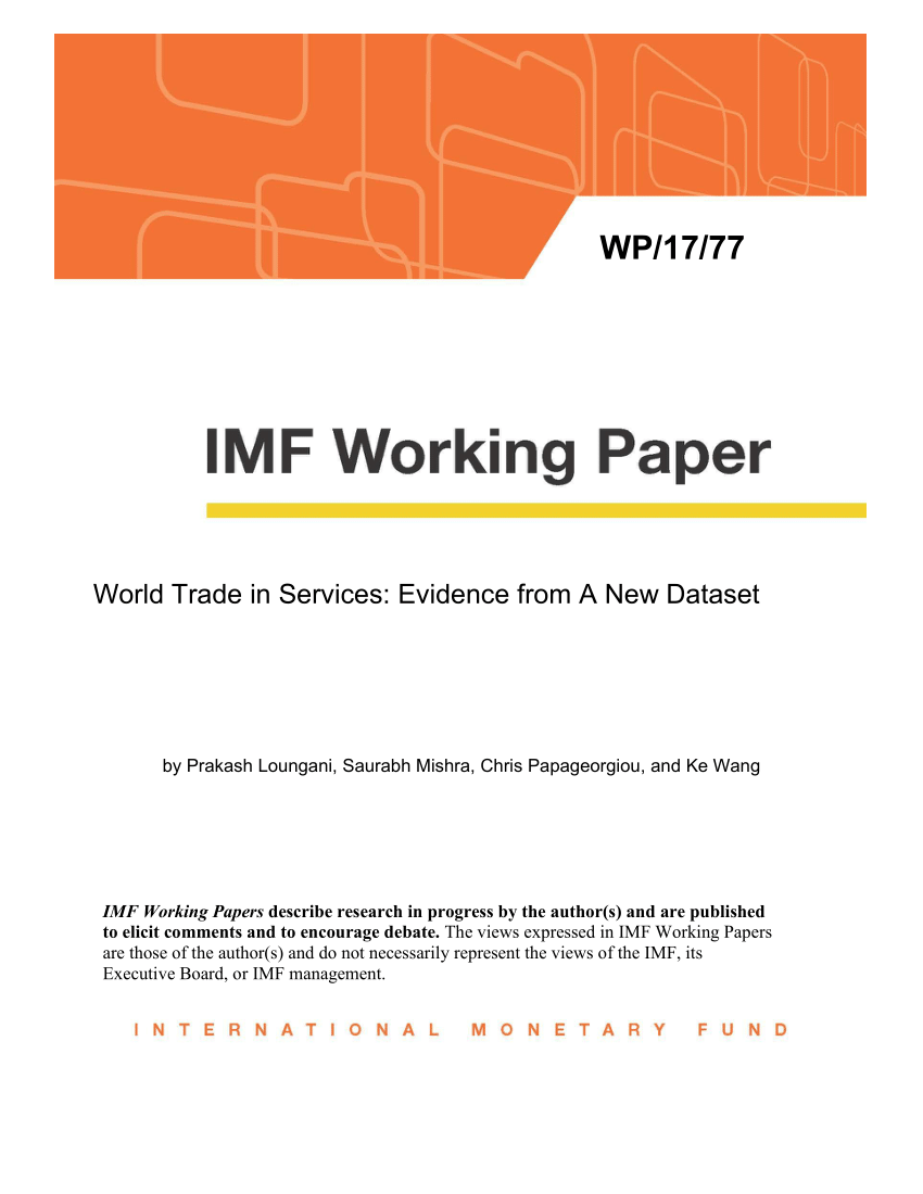 research paper on trade in services