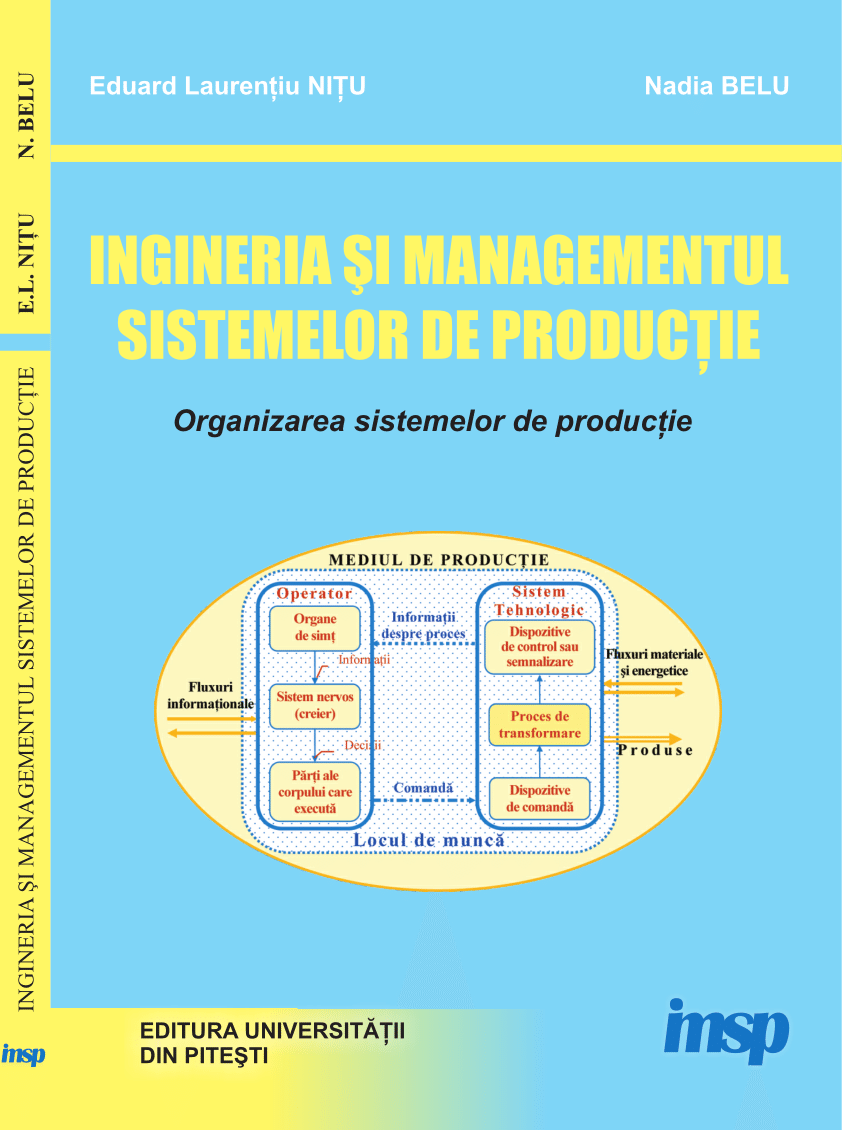 Pdf Ingineria Si Managementul Sistemelor De Producţie