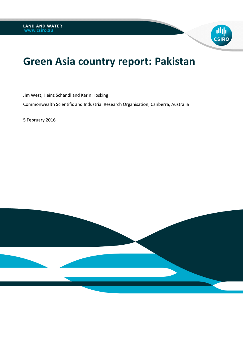 (PDF) Green Asia country report Pakistan