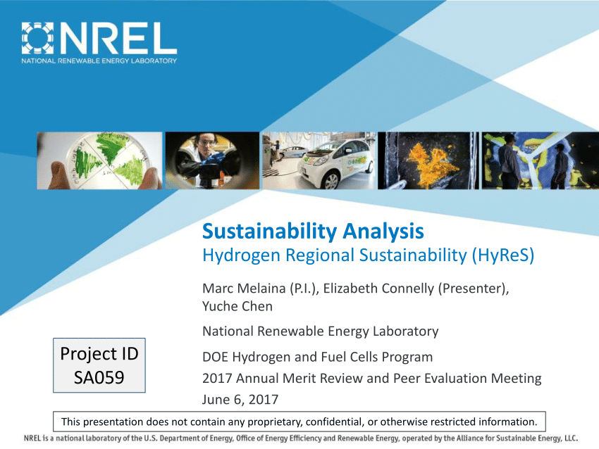 [PDF] Sustainability Analysis Hydrogen Regional Sustainability (HyReS