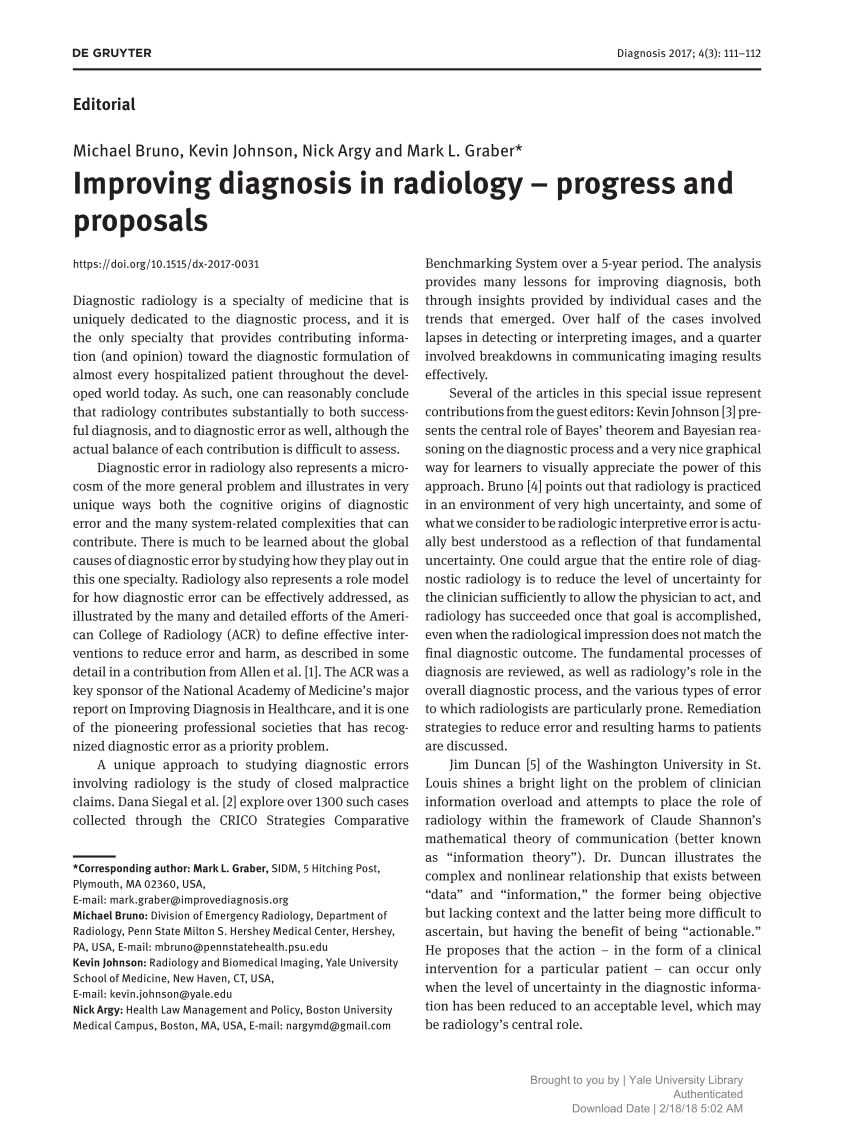 diagnostic radiography dissertation