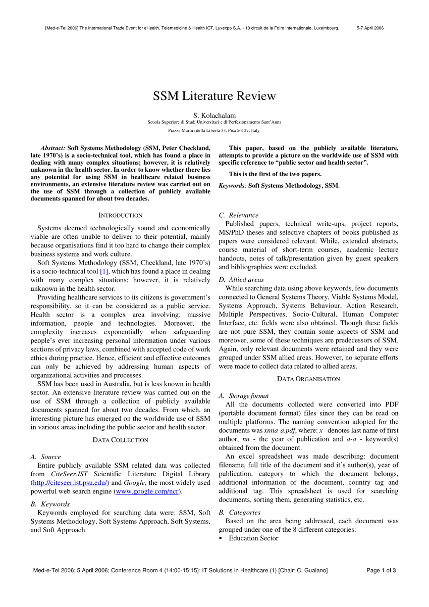 New SSM Exam Cram