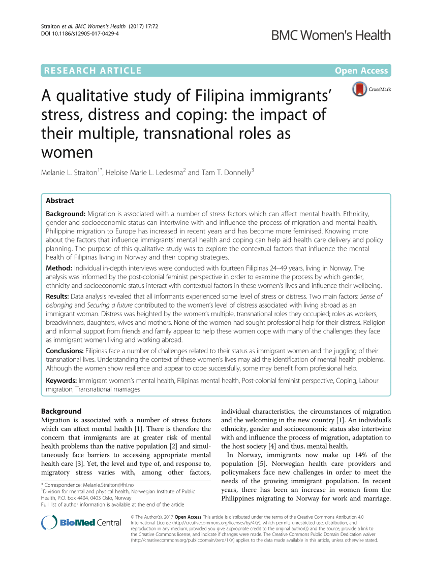 Filipina immigrants
