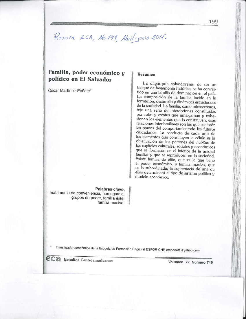 Modelo De Poder General En El Salvador 8430