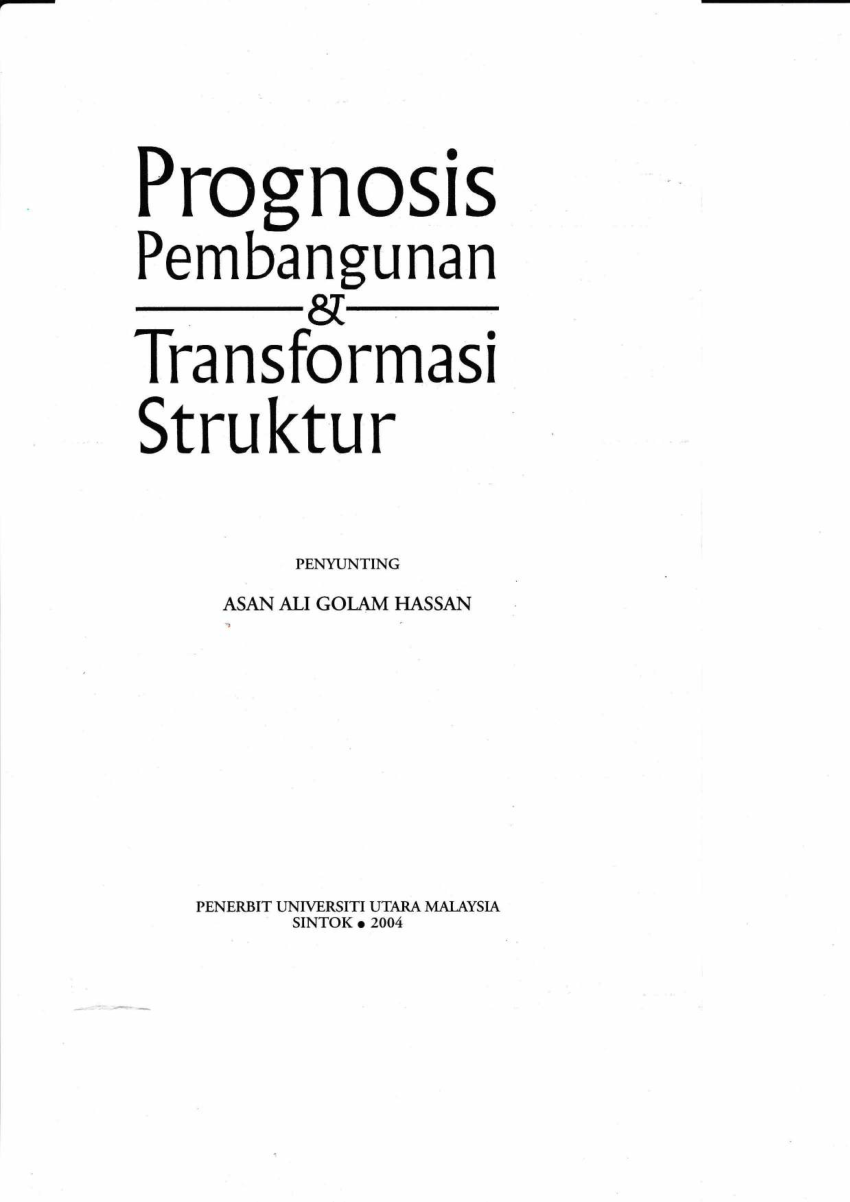 Pdf Ekonomi Pembangunan