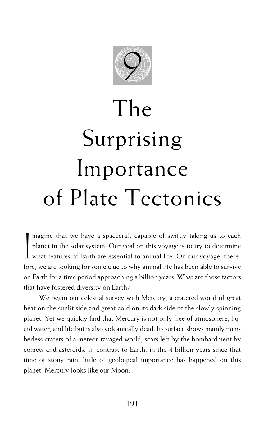 importance of plate tectonics essay