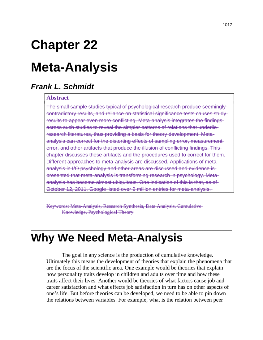 meta analysis research example pdf