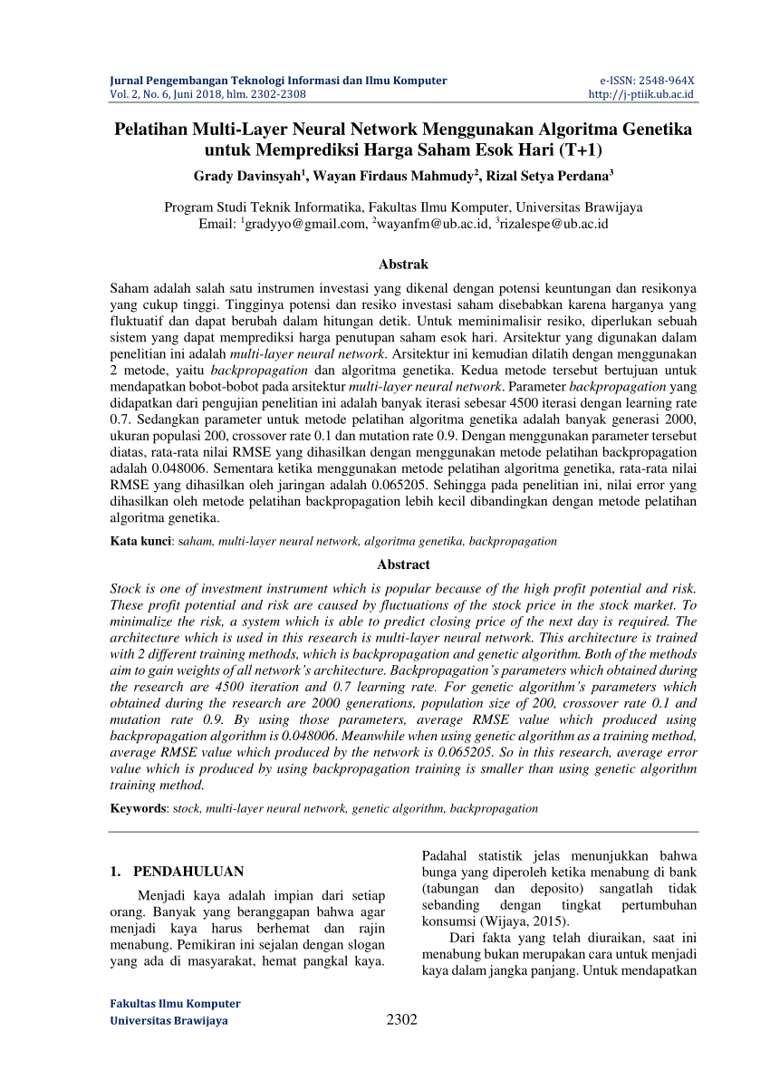 Contoh Jurnal Algoritma Perceptron - Simak Gambar Berikut