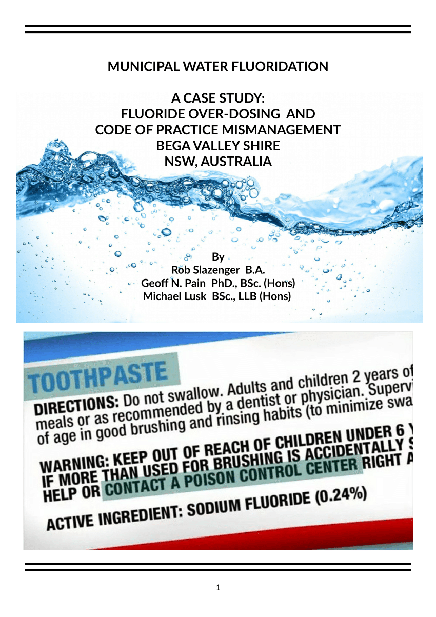research paper water fluoridation