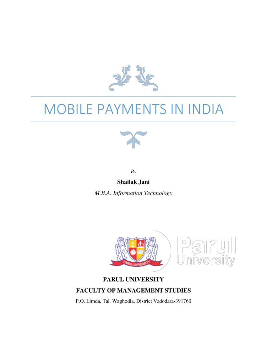 research paper on mobile payment apps in india