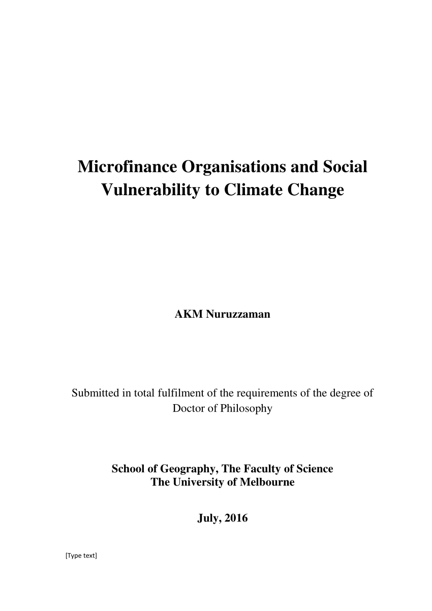 15 Incredible Microfinance Dissertation Topics Ideas