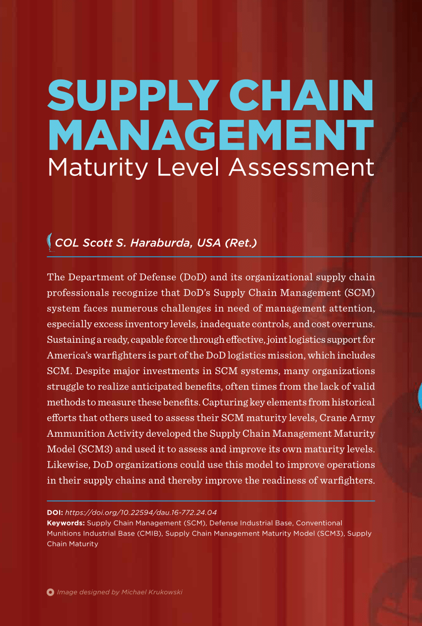Scm Maturity Model Supply Chain Management Supply Cha 6813