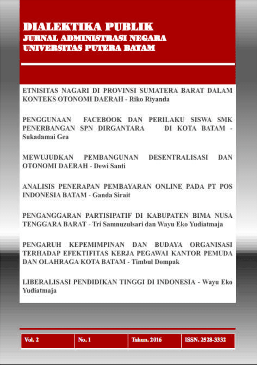 PDF Penganggaran Partisipatif Di Kabupaten