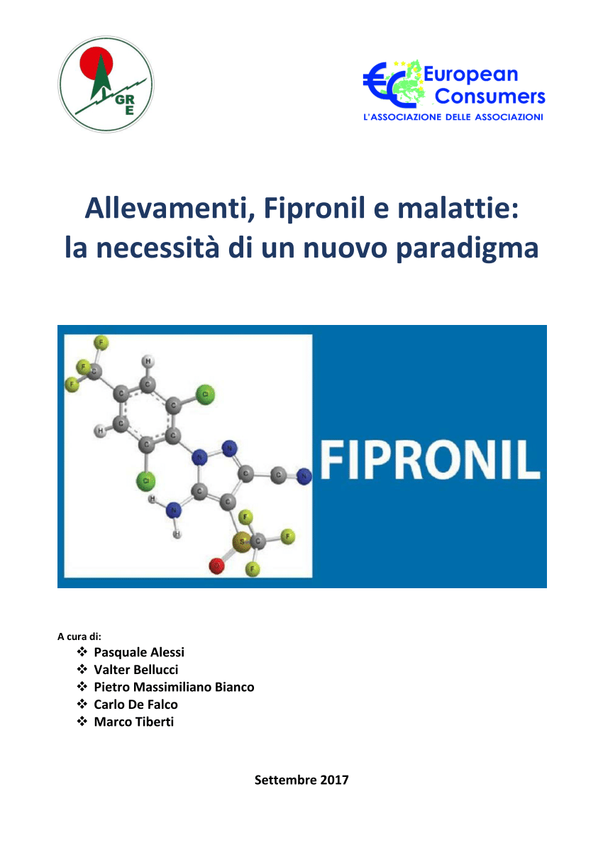 PDF) Allevamenti, Fipronil e malattie: la necessità di un nuovo paradigma