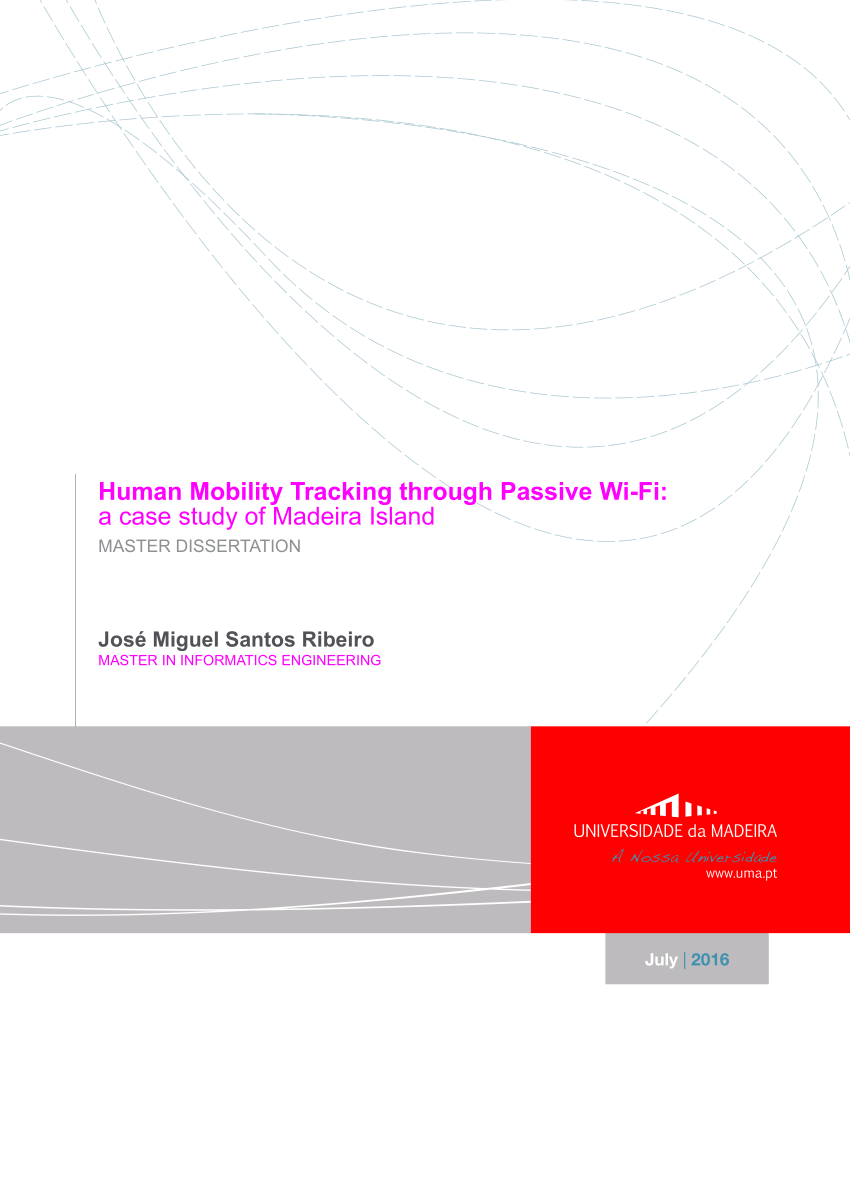 PDF) Human mobility tracking through passive Wi-Fi: a case study ...