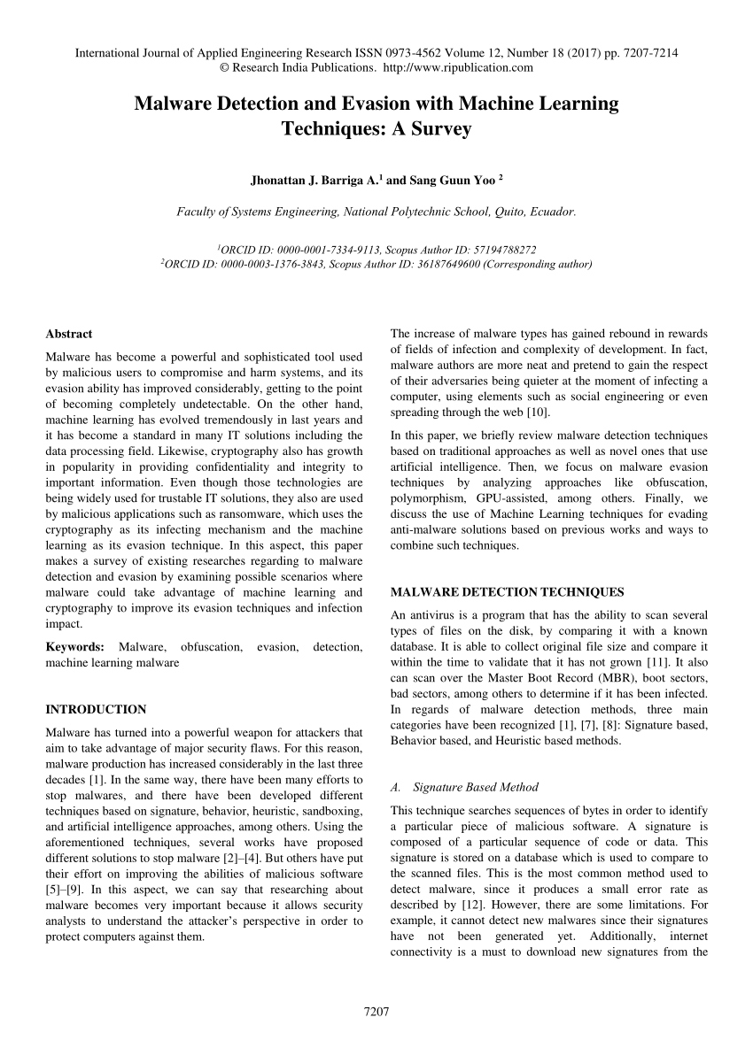 research paper on malware analysis