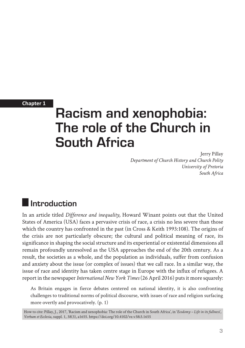 simple essay on xenophobia