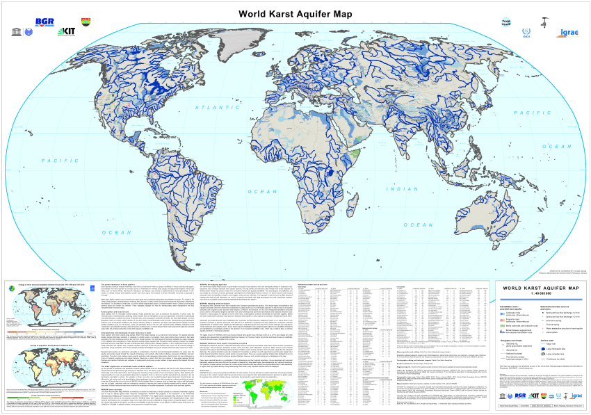 PDF World Karst Aquifer Map 1 40 000 000   Largepreview 