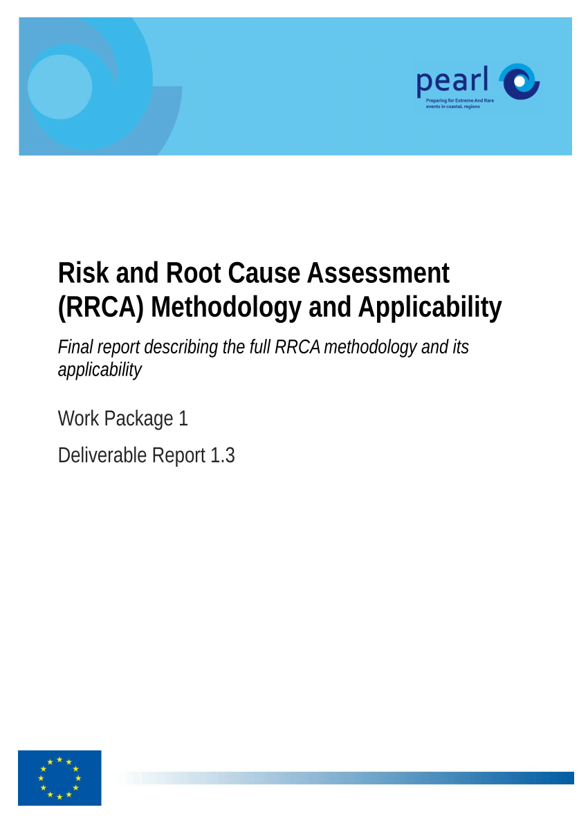 PDF) PEARL Risk and Root Cause Assessment Methodology and Pertaining To commonwealth low risk grant agreement template