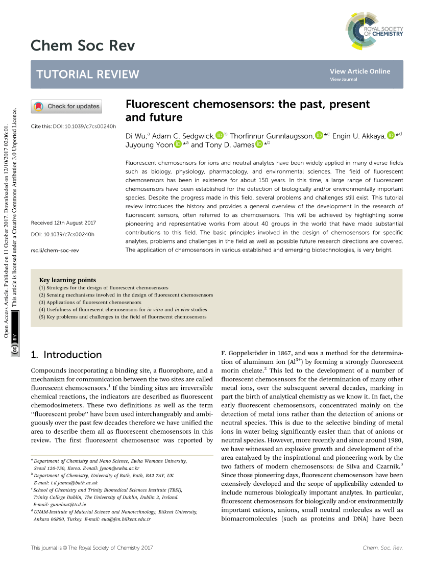 Chemosensors, Free Full-Text