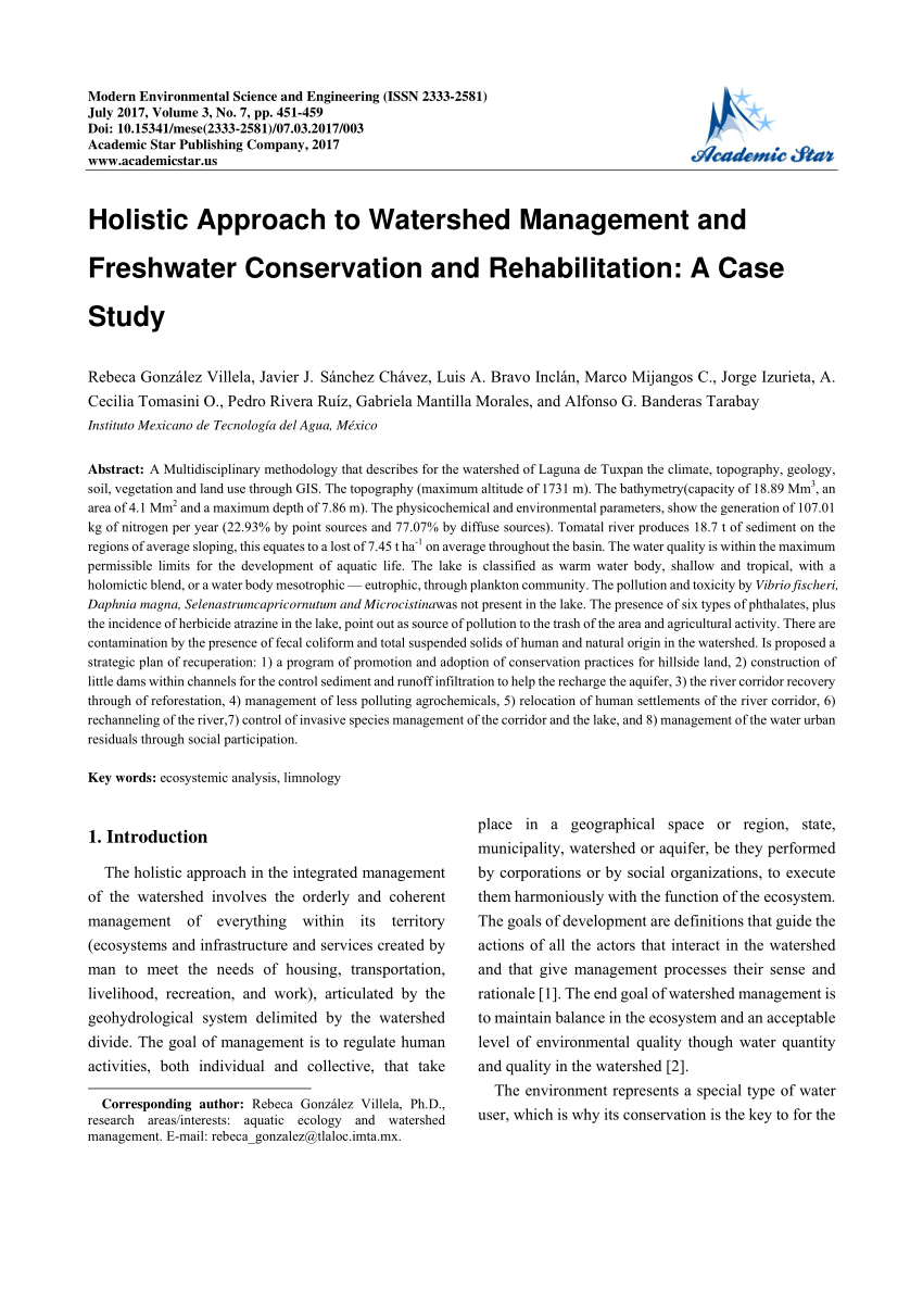 case study of holistic management