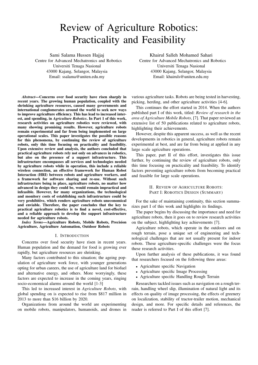 research paper robotics pdf