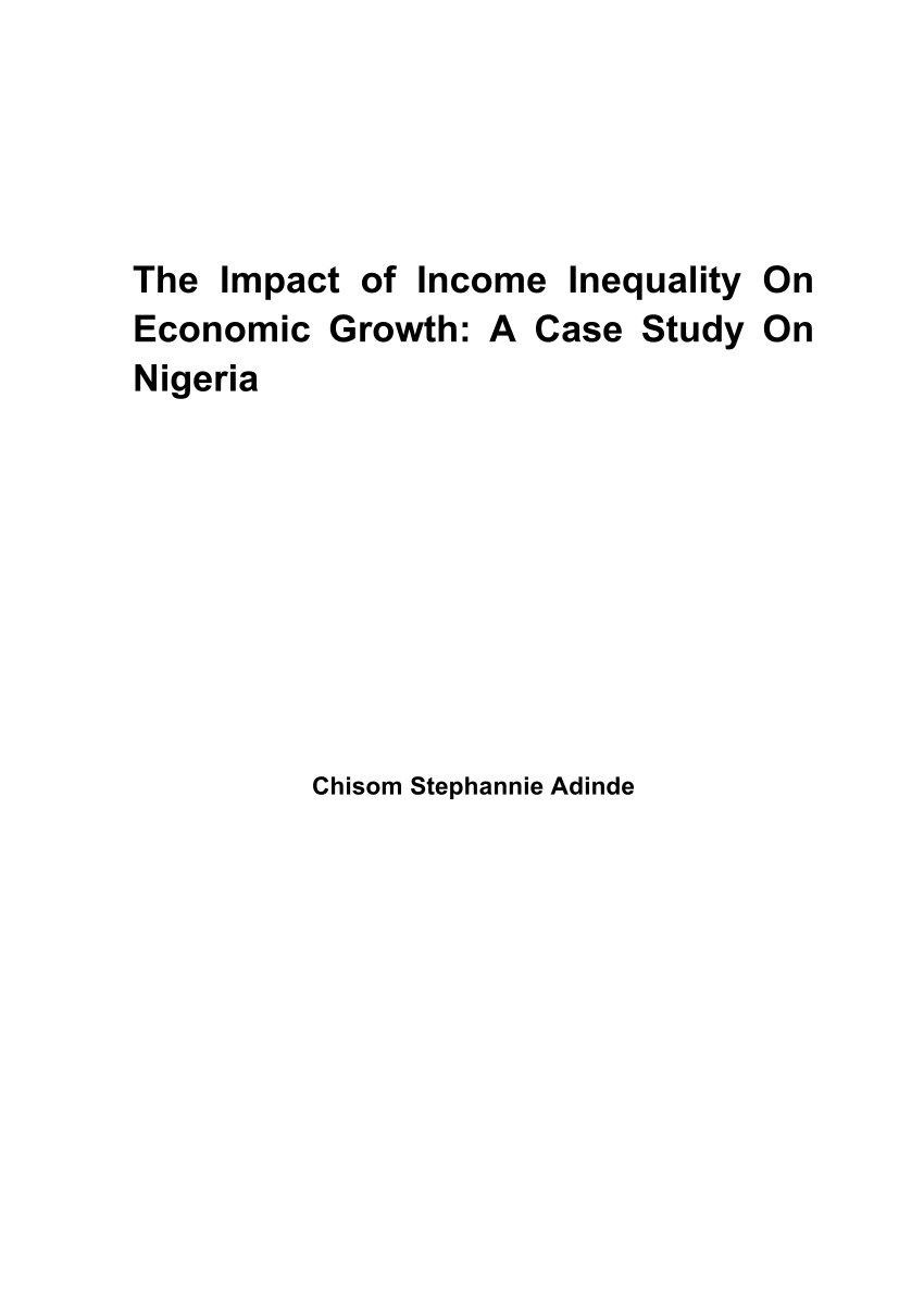 case study on economic inequality