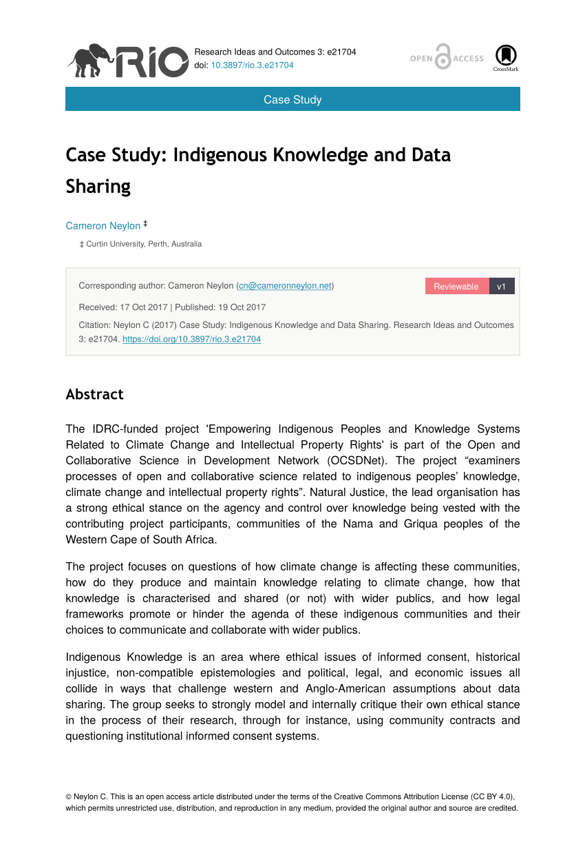 case study of knowledge sharing