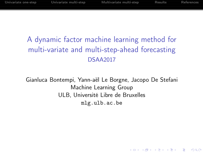 (PDF) A dynamic factor machine learning method for multi-variate and ...