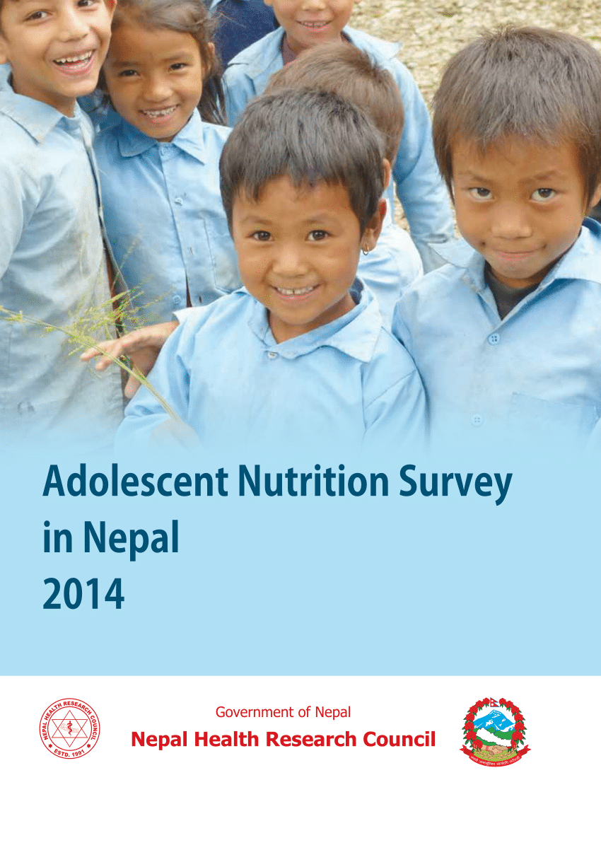 Pdf Adolescent Nutrition Survey In Nepal 2014