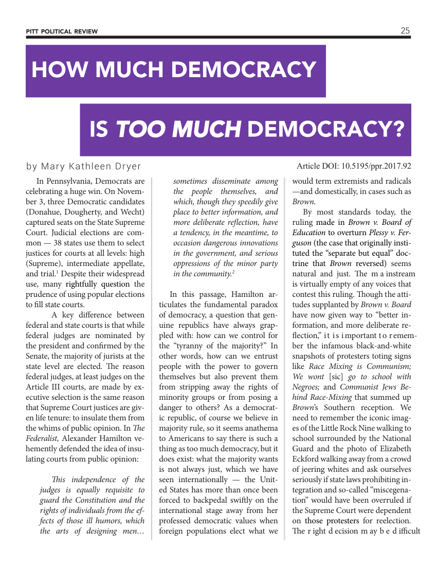 essay on too much democracy is detrimental to development