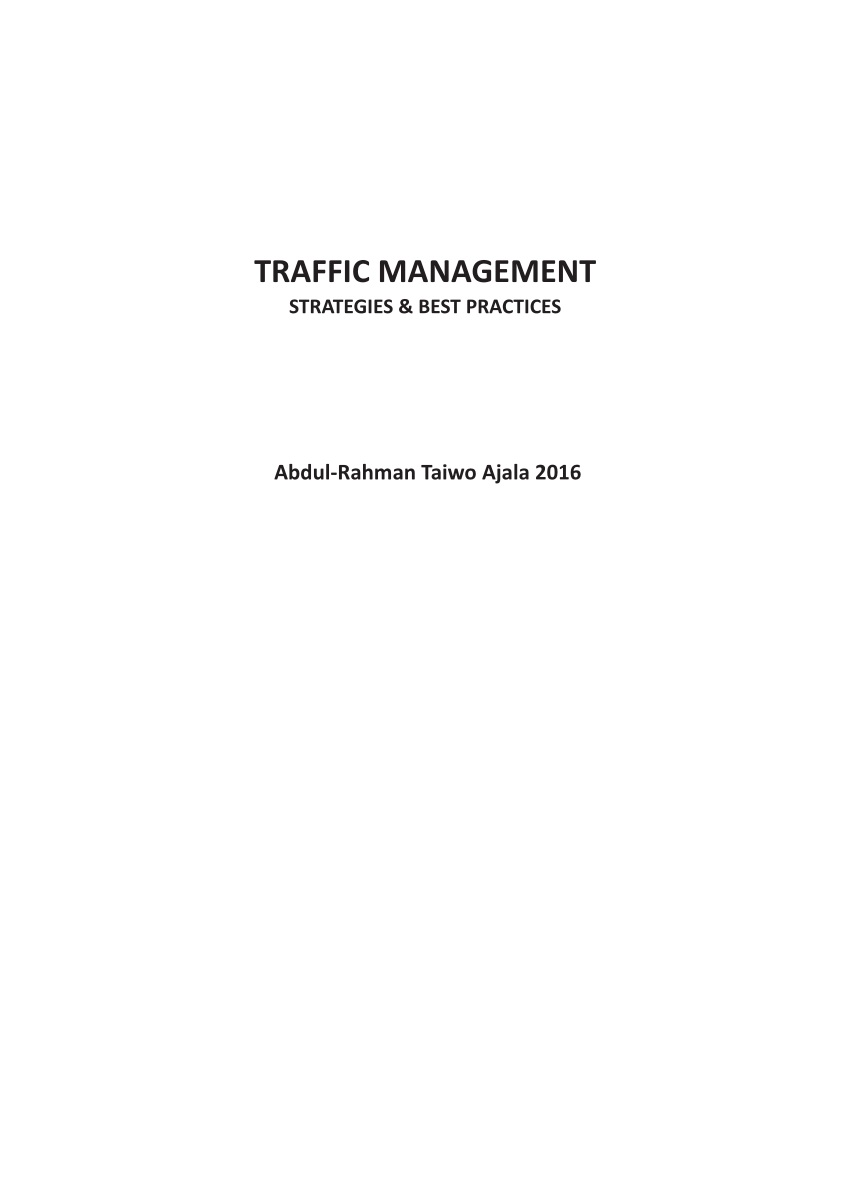 thesis about traffic management
